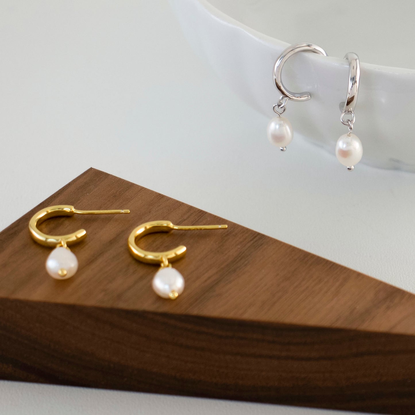 Andrina, the pearl drop earring.