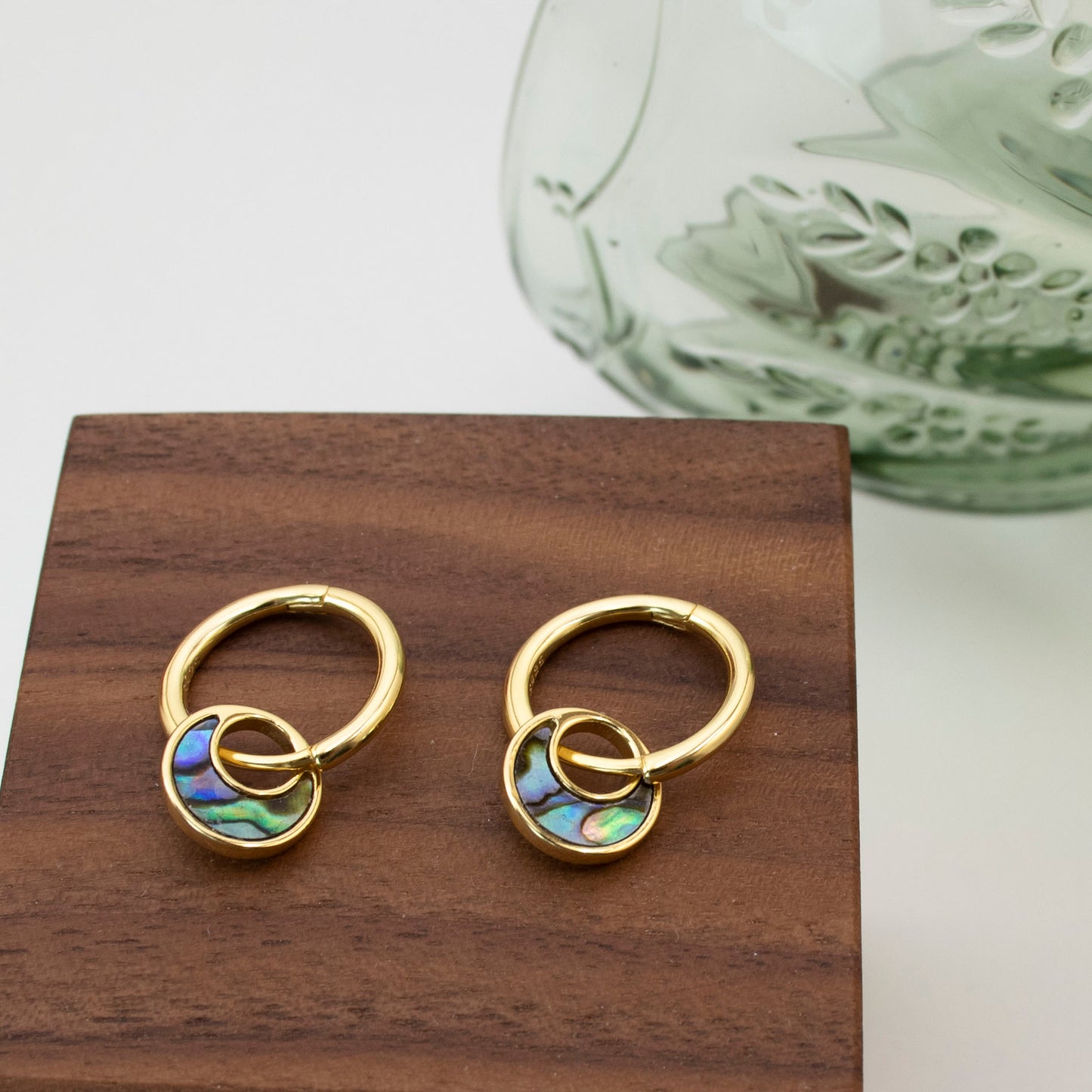 Emrald, Blue Lagoon Drop Earrings