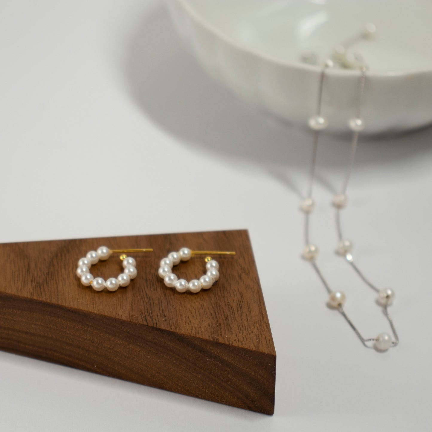 baby pearl hoop